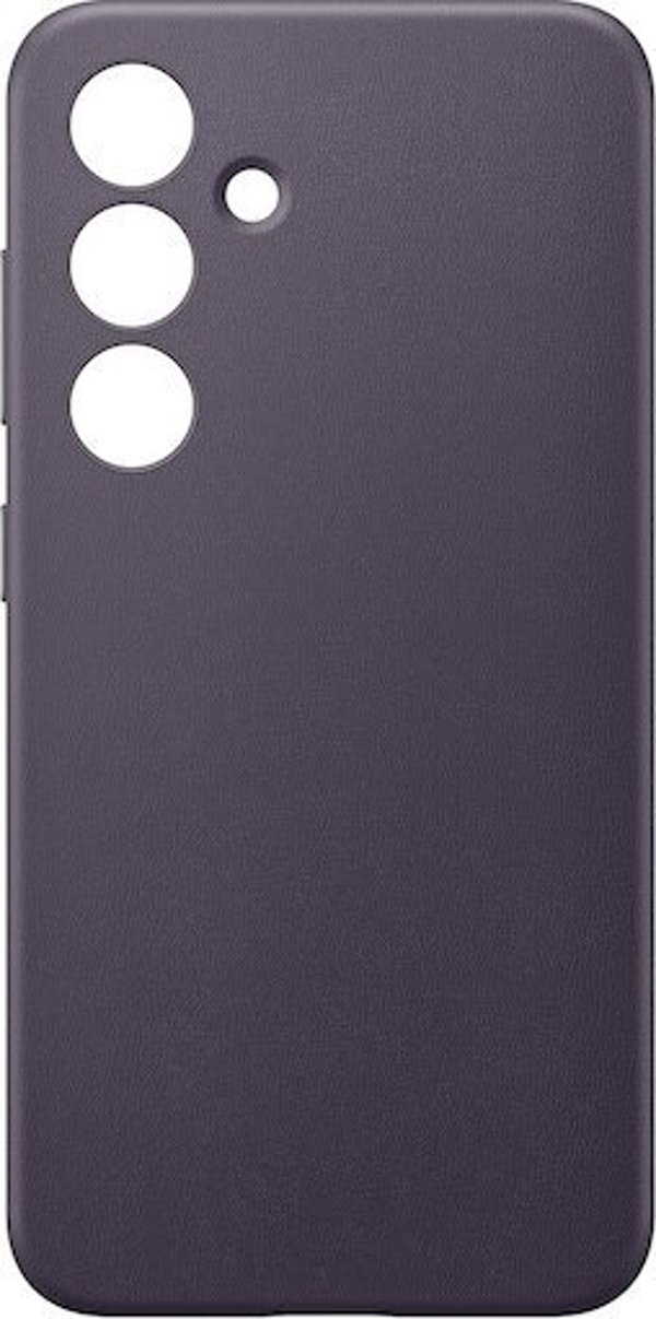 Θήκη Samsung Vegan Leather Case Galaxy S24 σκούρο μοβ