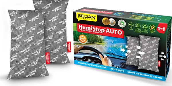Pochlaniacz wilgoci samochodowy Humistop Auto 1+1
