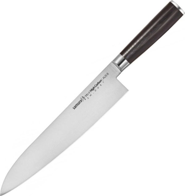 Samura MO-V Μαχαίρι Σεφ, Ατσάλι AUS-8, 58HRC, 240mm