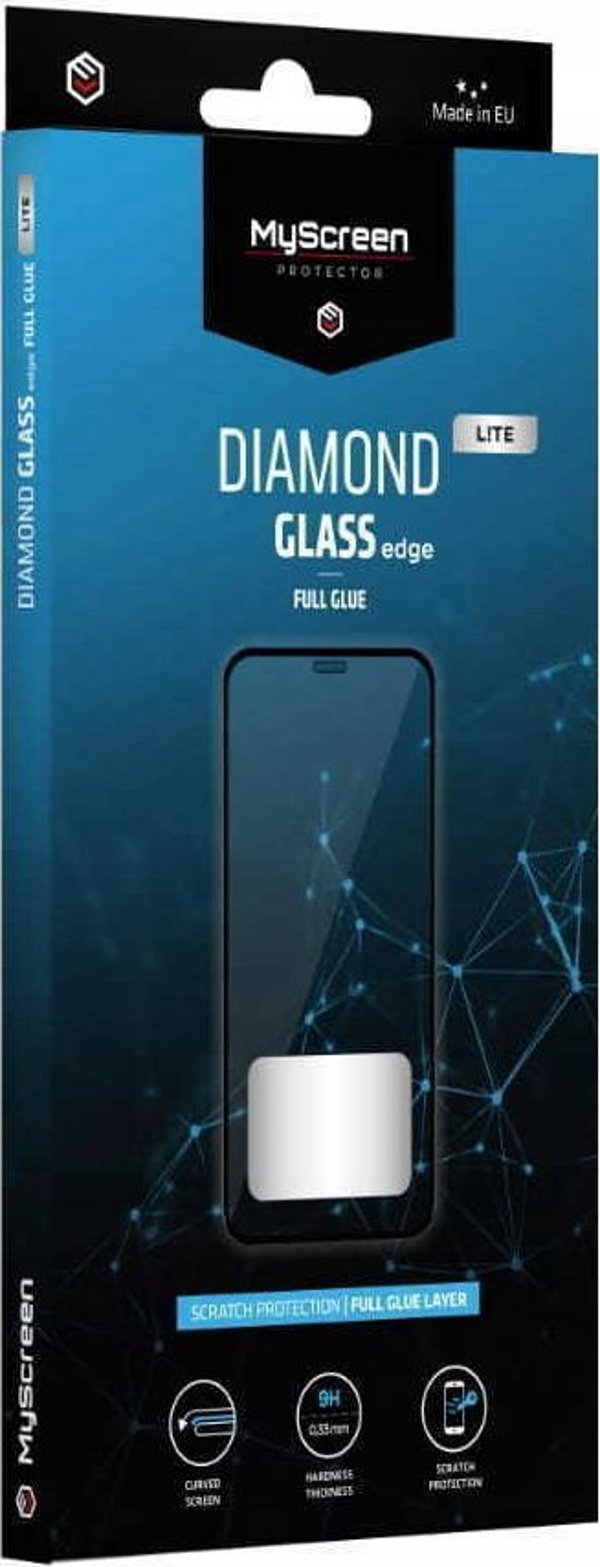 Samsung Galaxy S25 Ultra - Προστατευτικό γυαλί για ελαφρώς καμπύλες οθόνες DIAMOND GLASS LITE edge FULL GLUE