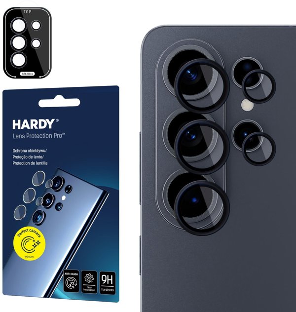 Samsung Galaxy S26 Ultra - HARDY Lens Protection Pro Black