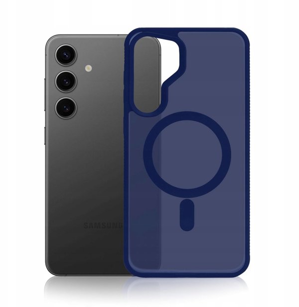 Samsung Galaxy S24 - 3mk Smoke MagCase Blue