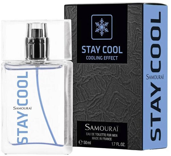 Samouraï, Stay Cool, Eau De Toilette, For Men, 50 ml For Men