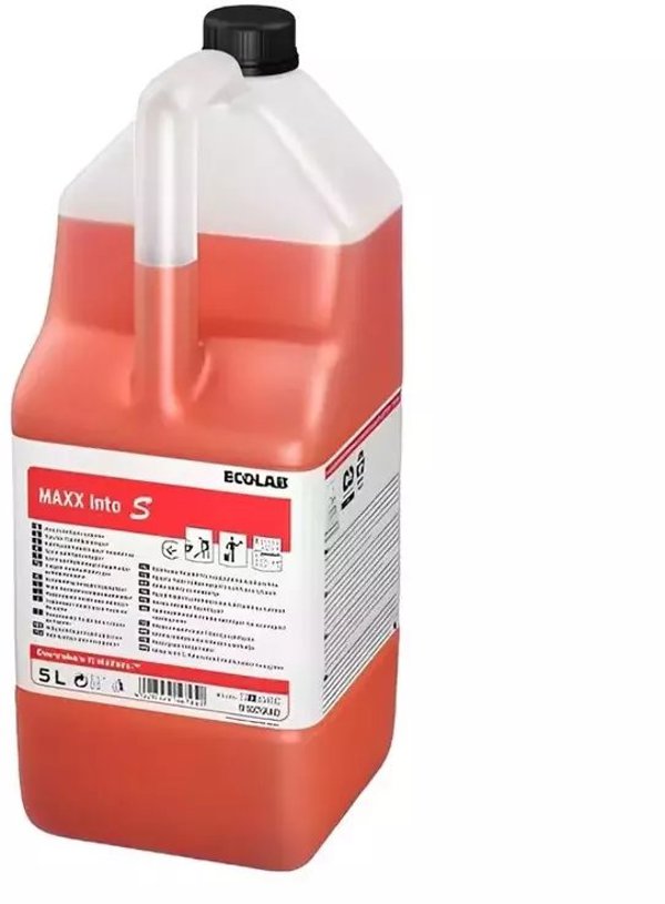 Sanitetsrengøring flydende Maxx Into S 5ltr Ecolabel komb. syre/gel afkalkende,2 dnk x 5 ltr/krt