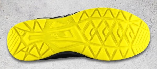 VM FOOTWEAR Προστατευτικά σανδάλια Edmonton 2275-S1PL ESD, μέγεθος 41, μαύρο-κίτρινο