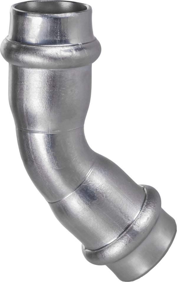 Γωνία SANHA NIROSAN 45° d18 από Ανοξείδωτο Χάλυβα 316L (1.4404)