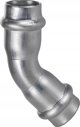 Γωνία SANHA NIROSAN 45° d18 από Ανοξείδωτο Χάλυβα 316L (1.4404)