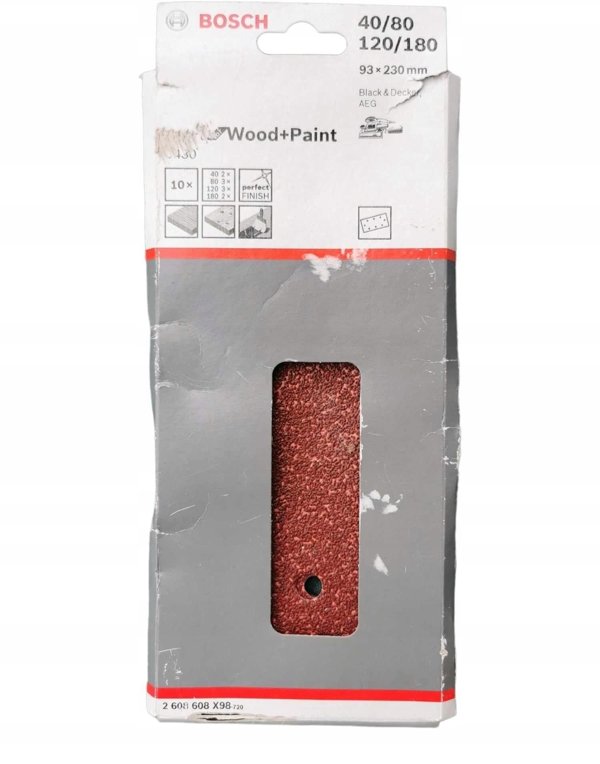 Sanding Sheet EfWP.93x230mm.GSet
