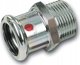 Σύνδεσμος Μεταβατικός SANHA-Therm C-Stahl, Γαλβανισμένος Ανθρακούχος Χάλυβας, d35 x 1" GZ, 4021343338625
