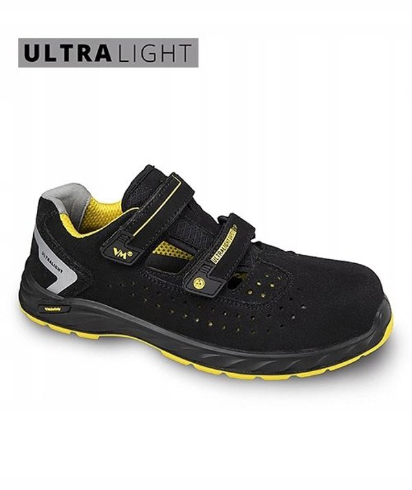Sandaly ochronne VM FOOTWEAR Edmonton 2275-S1PL ESD rozm. 42 czarno-zolte