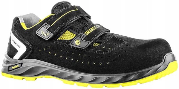 Sandaly ochronne VM FOOTWEAR Edmonton 2275-S1PL ESD rozm. 42 czarno-zolte