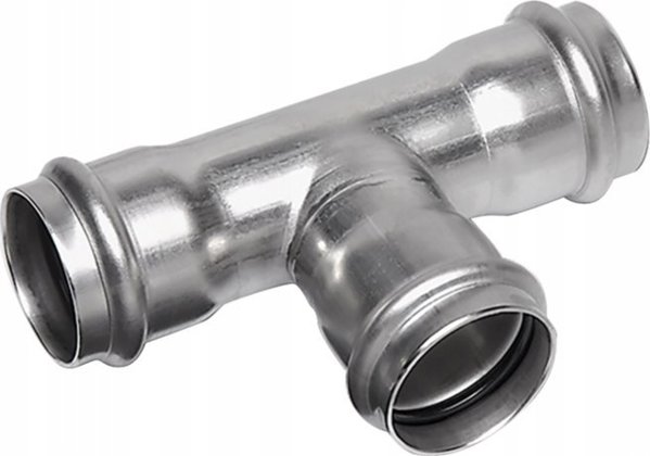 SANHA Ταφ Ίσης Ροής NIROSAN από Ανοξείδωτο Χάλυβα 28mm, 90°