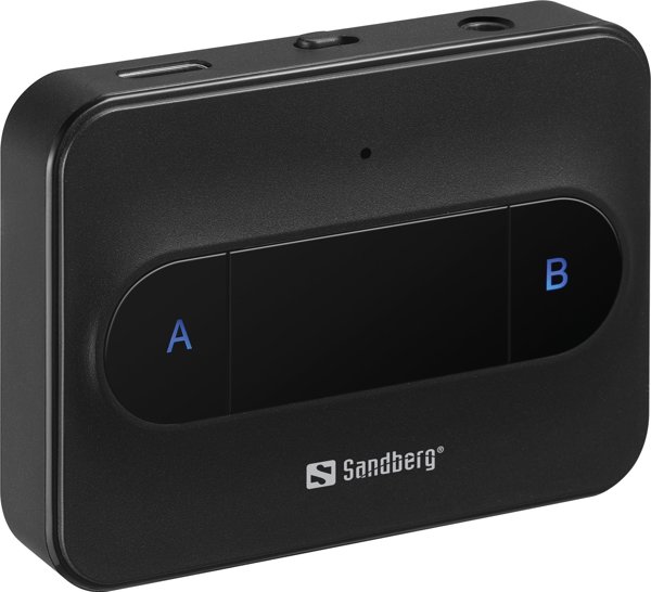 Sandberg Bluetooth Audio Link για 2 Ακουστικά, Σύνδεσμος Bluetooth για Ασύρματη Σύνδεση