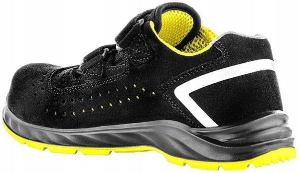 Sandalier Ochronne VM FOOTWEAR Edmonton 2275-S1PL ESD rozmiar 44 czarno-zolte
