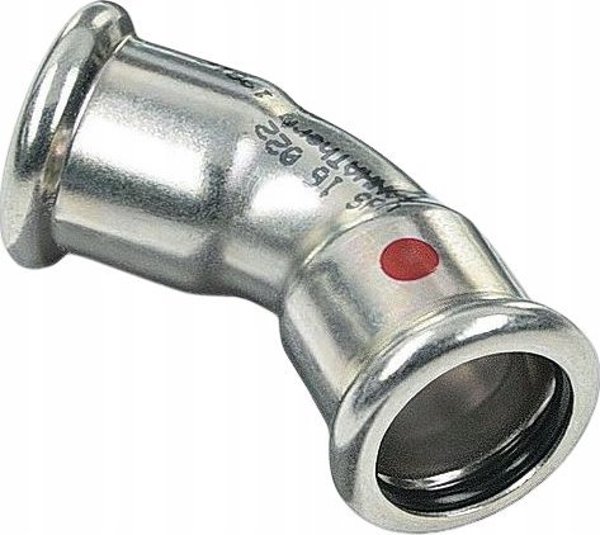 SANHA Αγκώνας Διπλής Καμπύλης 45° SANHA-Therm ZWxZW, 67mm