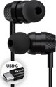 Sandberg USB-C/A In-Earset, Ενσύρματα Ακουστικά με Μικρόφωνο, Μαύρα