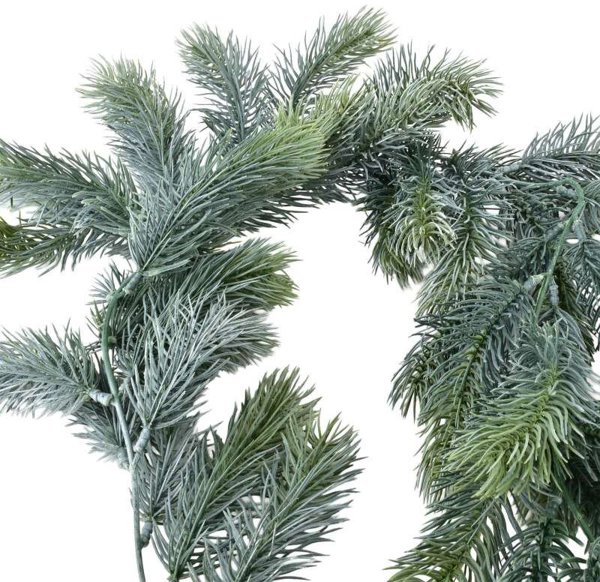 Γιρλάντα SANTA LILA 190x14cm χιονισμένη