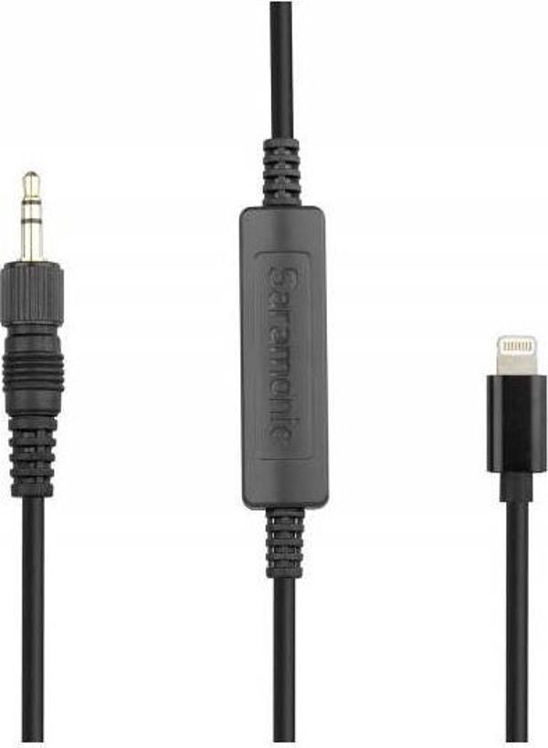Saramonic Καλώδιο Ήχου LC-C35, Mini Jack 3.5mm TRS σε Lightning για Σύνδεση Συσκευών Ήχου σε iPhone/iPad