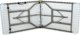 Saska Garden Πτυσσόμενο Τραπέζι Catering 180x70cm, Λευκό, Αντοχή έως 100kg