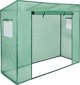 Θερμοκήπιο για ντομάτες και αγγούρια Saska Garden 200x77x168-150CM PE πράσινο