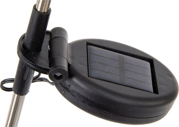 Saska Garden Ηλιακός Λαμπτήρας Κήπου Πικραλίδα 90 LED, Ανοξείδωτο Ατσάλι, Αδιάβροχο Φωτιστικό με Αισθητήρα Φωτός