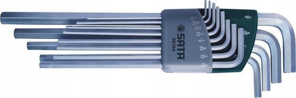 SATA Σετ Κλειδιά Allen 6-γωνικά 12 Τεμάχια - Επαγγελματικά Εργαλεία Χειρός