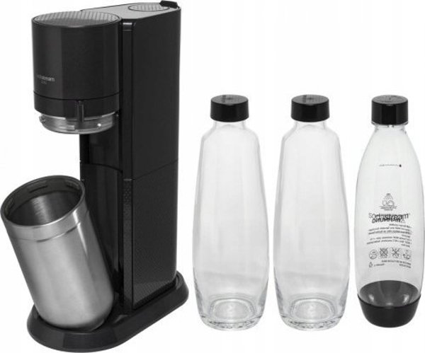 Saturator Sodastream Duo + 3 butelki + gaz Czarny
