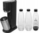 Saturator Sodastream Duo + 3 butelki + gaz Czarny