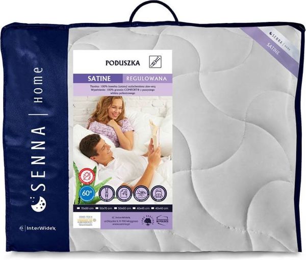 Ρυθμιζόμενο Μαξιλάρι Ύπνου SATINE Aloe Vera 100% Βαμβακερό 70x80εκ.