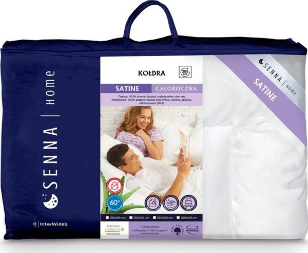 Πάπλωμα Ολόκληρου Χρόνου Satine 155x200 100% Βαμβακερό με Aloe Vera - NoName