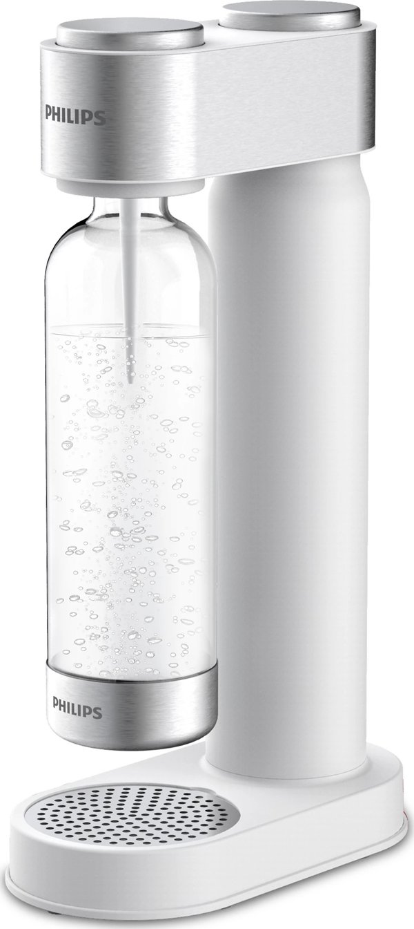 Philips GoZero Συσκευή Παρασκευής Ανθρακούχου Νερού ADD4902WH/10, Ανοξείδωτο Ατσάλι, Λευκό