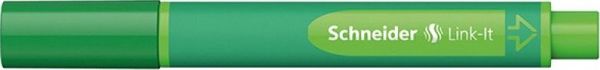Schneider Μαρκαδόρος Link-it Πράσινο, Μύτη 1.00mm, Fiber Tip, Ιδανικός για Σημειώσεις και Σχέδια