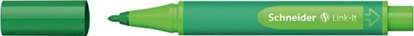 Schneider Μαρκαδόρος Link-it Πράσινο, Μύτη 1.00mm, Fiber Tip, Ιδανικός για Σημειώσεις και Σχέδια