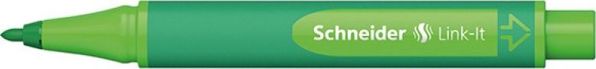 Schneider Μαρκαδόρος Link-it Πράσινο, Μύτη 1.00mm, Fiber Tip, Ιδανικός για Σημειώσεις και Σχέδια