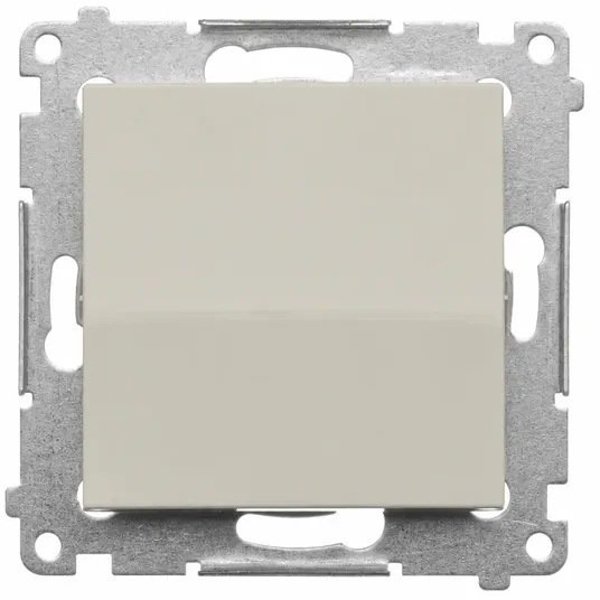 Schneider Electric Simon 54 Przycisk pojedynczy zwierny bez piktogramu (moduł), szybkozłącza kaszmirowy (DP1.01/42)