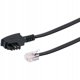 Schwaiger Schwaiger DSL-Kabel RJ12 6P2C -> TAE-F 6P4C 6m schwarz (TAL6532533) - AP185061