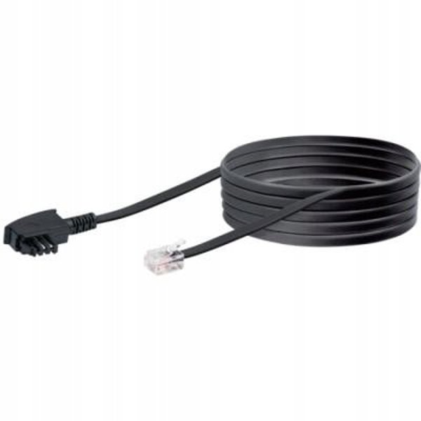 Schwaiger Schwaiger DSL-Kabel RJ12 6P2C -> TAE-F 6P4C 6m schwarz (TAL6532533) - AP185061