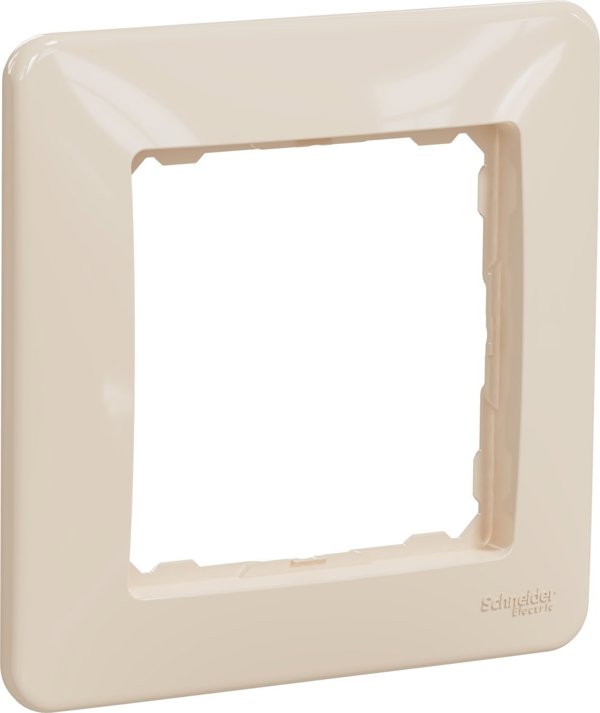 Schneider Sedna Design & Elements Πλαίσιο Μονής Θέσης, Μπεζ (SDD312801)