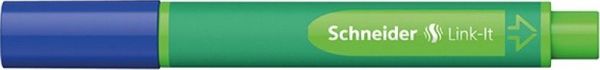 Schneider Φλαμάστερ Link-It, 1.0mm, Μπλε, Εργονομικός Σχεδιασμός από 88% Βιοπλαστικό