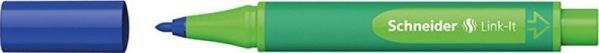 Schneider Φλαμάστερ Link-It, 1.0mm, Μπλε, Εργονομικός Σχεδιασμός από 88% Βιοπλαστικό