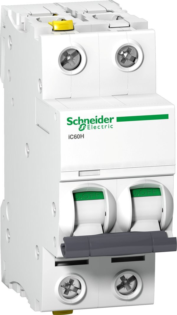 Schneider Electric Wylacznik nadpradowy iC60H-B16-2 B 16A 2-biegunowy A9F06216