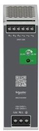 SCHNEIDER ELECTRIC MODICON STRØMFORSYNING 100-240 V AC, 24V DC, 5A 1.FASET OPTIMIZED BREDDE 40 mm HØJDE 124 mm