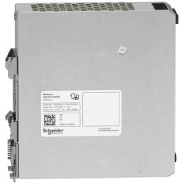 SCHNEIDER ELECTRIC MODICON STRØMFORSYNING 100-240 V AC, 24V DC, 5A 1.FASET OPTIMIZED BREDDE 40 mm HØJDE 124 mm