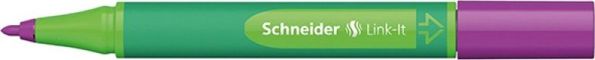 Schneider Μαρκαδόρος Link-it Μωβ 1.00mm Με Μύτη Fiber