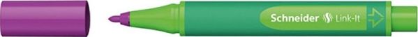 Schneider Μαρκαδόρος Link-it Μωβ 1.00mm Με Μύτη Fiber