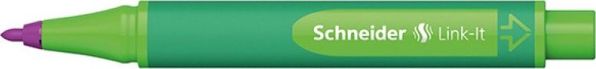 Schneider Μαρκαδόρος Link-it Μωβ 1.00mm Με Μύτη Fiber