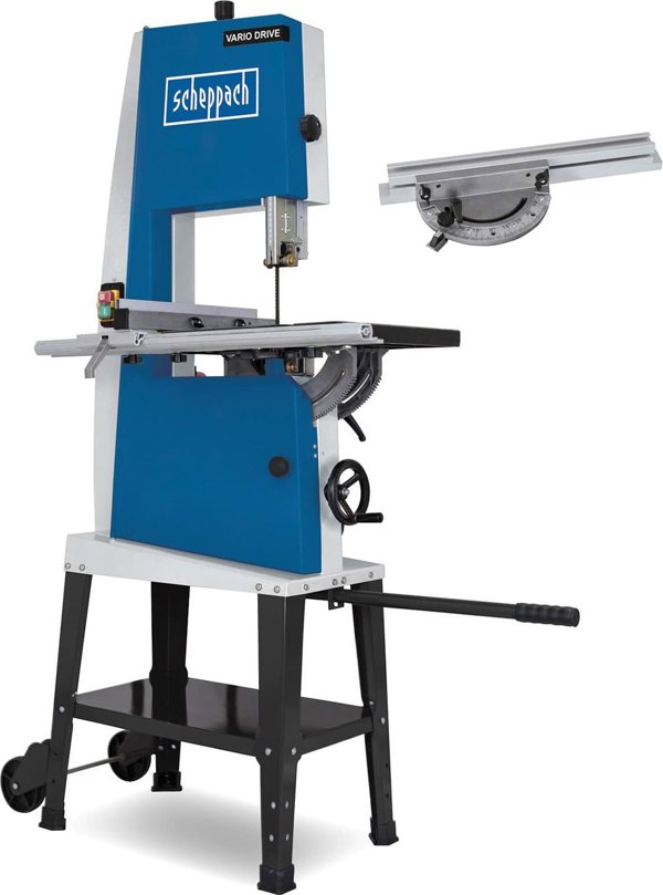 Scheppach BASA3 Πριόνι Ταινίας, 800W, 230V, Βάθος Κοπής 20.5cm, Πλάτος Κοπής 30.6cm