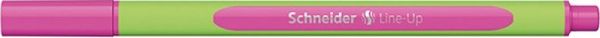 Schneider Line-Up Fineliner, Στυλό Γραφής 0.4mm, Εργονομικό Τριγωνικό Σχήμα, Ροζ