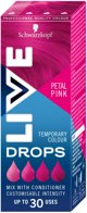 SCHWARZKOPF_Live Drops προσωρινή βαφή μαλλιών Petal Pink 30ml