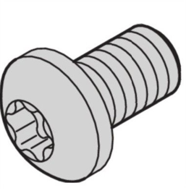 SCHROFF Βίδα με κεφαλή σταυρού, Torx, M2.5 x 6, 100 τεμ.
